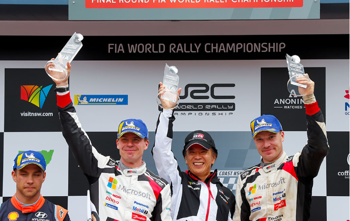 Toyota GAZOO Racing World Rally Team Secures Title in Australia Toyota GAZOO Racing World Rally Team Secures Title in Australia