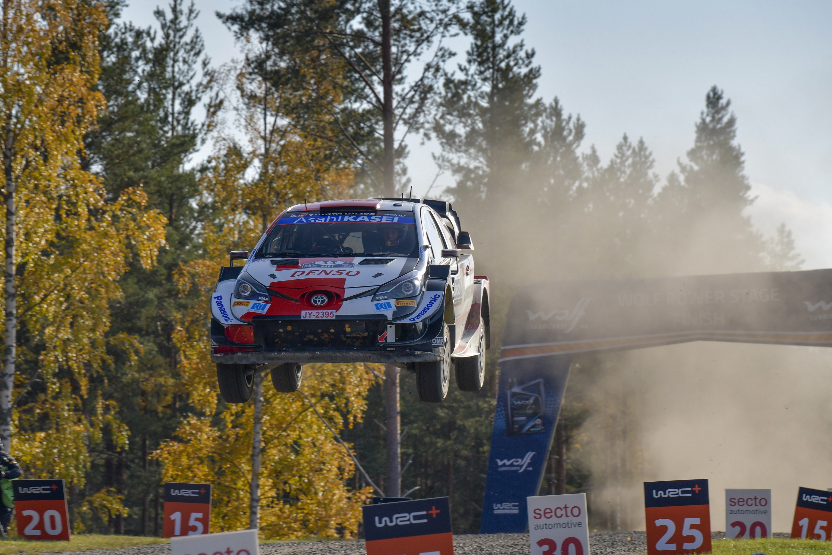 Toyota Celebrates Sixth Win in World Rally Championship Season at Rally Finland Toyota Celebrates Sixth Win in World Rally Championship Season at Rally Finland