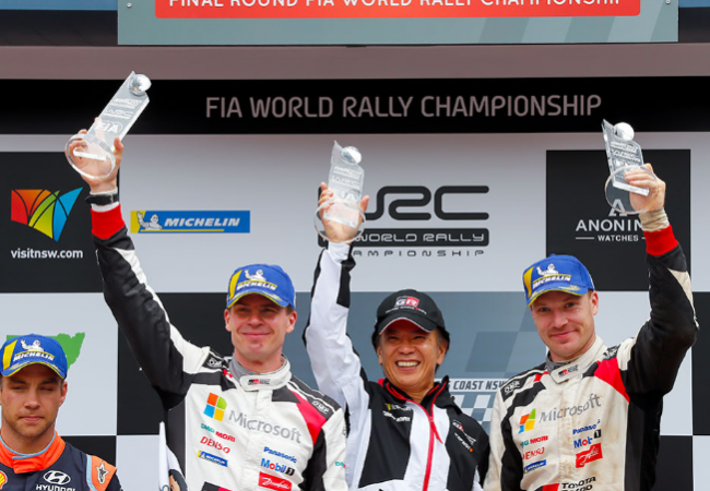 GAZOO Racing Increases Lead with Another Double Podium in FIA World Rally Championship