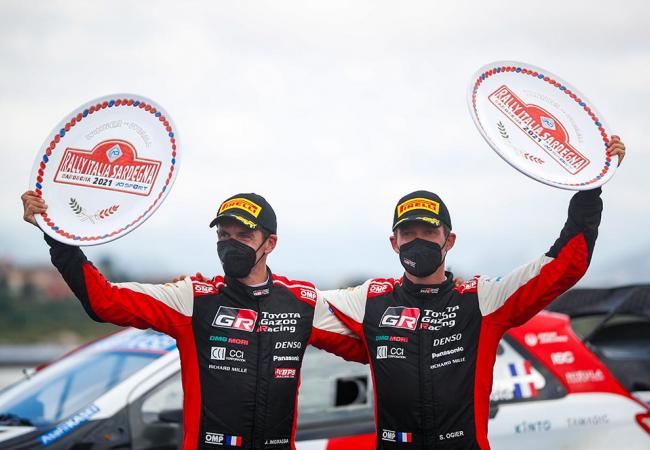 TOYOTA GAZOO Racing scores a remarkable one-two in Sardinia