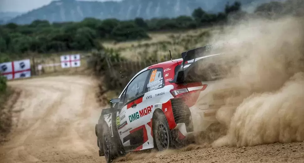 TOYOTA GAZOO Racing scores a remarkable one-two in Sardinia