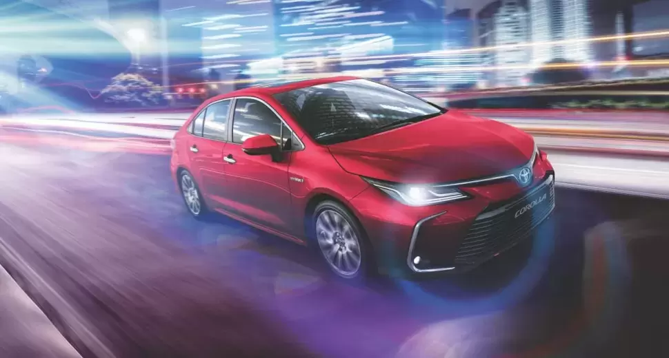 Corolla Vehicle Red